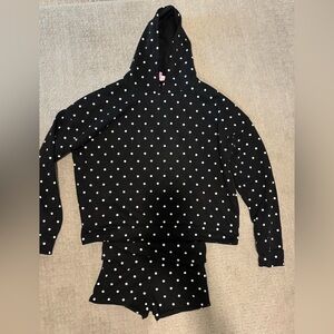 Viral ediketed hoody and shorts S/XS